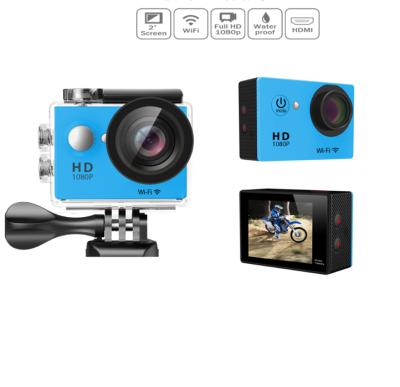 China Wifi Bottom Water Sports Camera 4k Ultra Hd Slim Screen & Super Dual WIFI & 2.4G Remote Control, Waterproof 360 Degree View Angle Wifi Action Sports Camera for sale