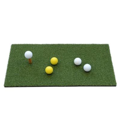 China For Golf Training Factory EVA&PP Materials 30*60cm Indoor Outdoor Grass Training Golf/Chipping/Trainings Practice Mat Mini Indoor Golf Simulator Hitting Mat for sale