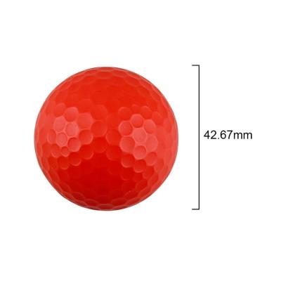 China Tournament/Practice Decoration/Promotion/Pieces Custom Colored OEM Matte Golf Balls Game Factory 2 3 4 332 Dimples Practice Ball Surlyn Tournament Ball for sale