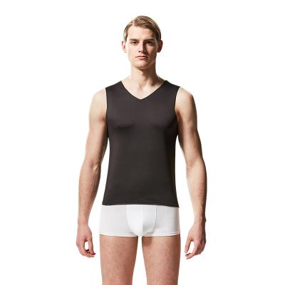 China Summer New QUICK DRY Mens Tank Tops Ice Silk Sleeveless Fitness Vest Tank Tops Breathable Comfortable Men for sale