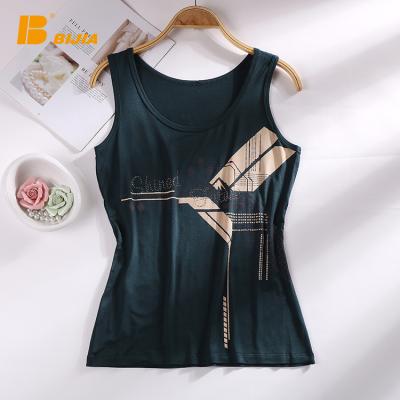 China 2021 Summer Custom Wholesale Modal Women's Tank Tops Tank Tops Breathable Sleeveless Casual Ladies for sale