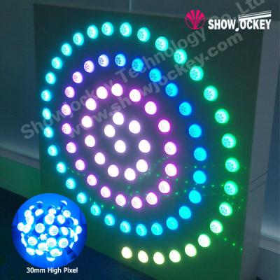 China Waterproof SMD 5050 Smart DJ Booth Pixel Digital RGB LED Module 12V 30mm for sale