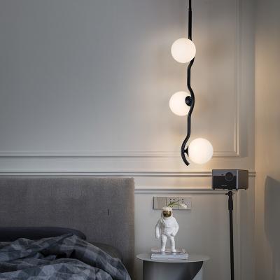 China Modern Nordic Modern Home Decor Chandelier Pendant Lights Decorative Lights Lead Glass Ball Chandeliers Pendant Lights for sale