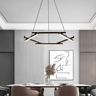 China Nordic Modern Creative Ceiling Lamp Simple Nordic Pendant Lights American Country Minimalist Bedroom Lights Trace Branch Chandelier for sale