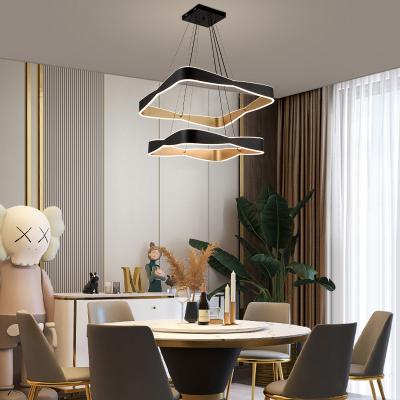 China Living Room Chandeliers Modern Modern Led Dining Table Ceiling Chandelier Kitchen Hanging Light Fixture Dimmable Indoor Lighting Lamp for sale