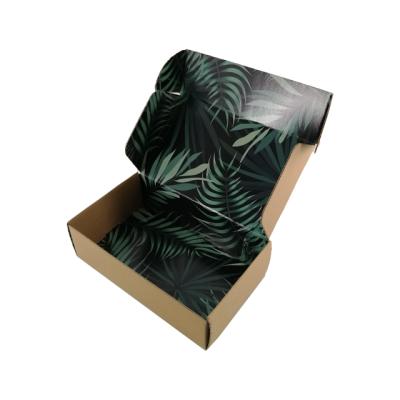 China Recyclable Paper Customized Printing Small Size Corrugated Gift Box Single Side Can Be Printed On Both Sides Recyclable Tote Items for sale