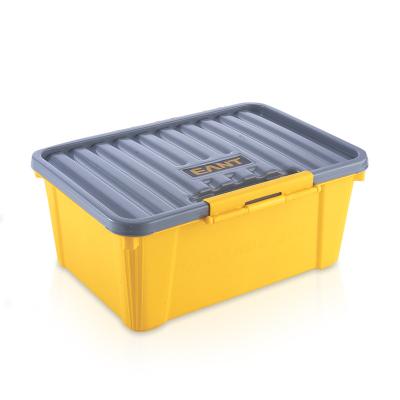 China Small universal hard gray black viable plastic car storage boxes for sale