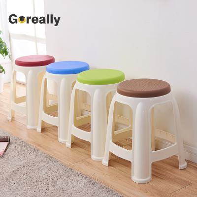 China stool home & Chinese Cheap Stacking Tall Modern Plastic Ottoman Round Stool for sale