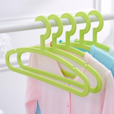 China Multifunctional 2 pieces set short neck plastic laundry coat hanger imported from china for sale