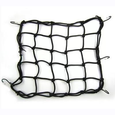 China Industrial outdoor sports equipment Top fashion car fixed net pocket portable luggage elastic net rubber cargo net for sale