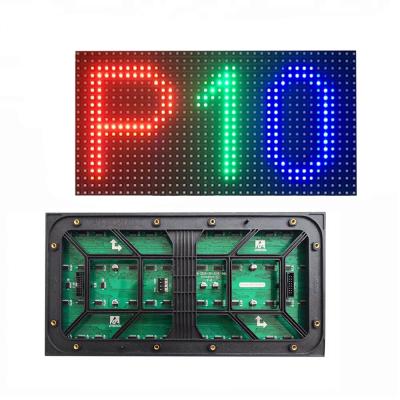 China p6 outdoor/indoor p8 p10 led display module hub75 rgb p10 led display module outdoor pixel 1/2 scan for sale