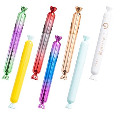 China 2021 Promotional Cute Candy Plastic Pen Kawaii Gel Pen Cartoon Shape Pen For School for sale