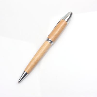 China Promotional XH Eco Pen Luxury Natural Wooden Pen Bamboo Ballpoint Pen With Custom Logo for sale