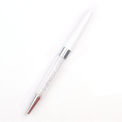 China office & School Pen Chinese Factories Cheapest Souvenir Shiny Crystal Diamond Silver Ball Pen for sale