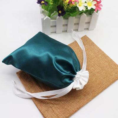 China Luxury Velvet Bag Pouch Gift Packaging Bag Satin Drawstring Jewelry Promotional Packaging Pouches for sale