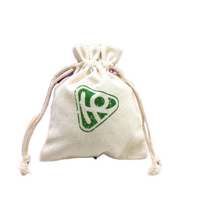 China Wholesale New Cotton Drawstring Eco-Friendly White Canvas Bag Gift Bag Cosmetic Jewelry Pouch for sale