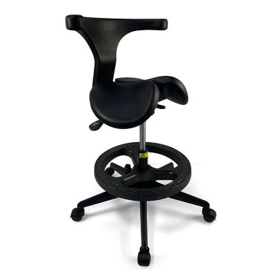 China Color Custom Self Crust Ergonomic Saddle Chair With Backrest Saddle Seat Chair Oem for sale