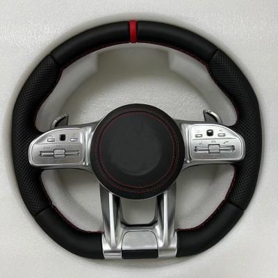 China Contoured Griped PU Steering Wheel ODM Car Modification Drift Steering Wheel for sale