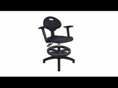 Laboratory Chairs Esd Lab Chair PU Foam Anti-Static Backrest With Armrest