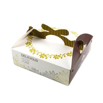 China Recyclable Factories Direct Custom Logo Printed Paper Gift Box Cheap Cake Packaging Retail Packaging for sale