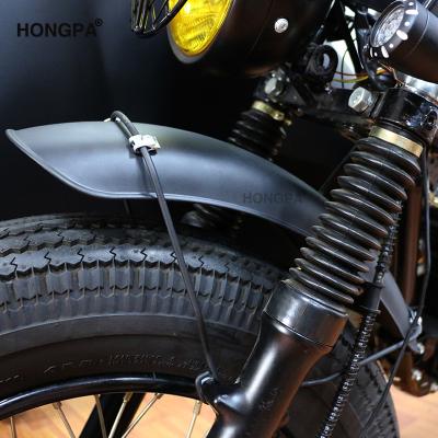 China Universal Black Steel Vintage Motorcycle Front Fender Mudguard Fenders For Motorcycle Cafe Racer Cleaver for sale