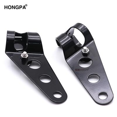 China Universal Steel Headlight Bracket Motorcycle Bracket Steel Bracket For 35-43mm/28-36mm Fork for sale