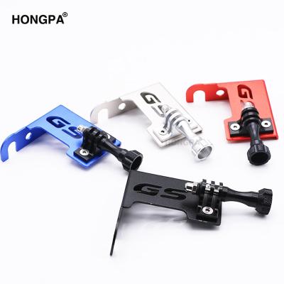 China Aluminum Alloy Motorcycle Left Front Stand Holder Go Pro Camera Bracket For BMW 2013-2016 R1200GS F650GS F700GS F800GS for sale