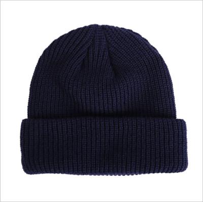 China 2022 Hot Selling 100% COMMON Amazon Winter Hat Cotton Beanie Hat White Beanie Hats for sale