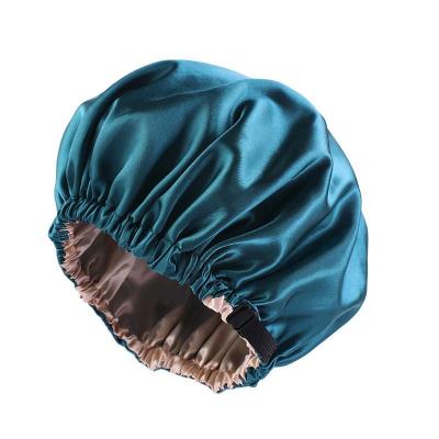 China Viable Hot Sale On Amazon Waterproof Reusable Shower Hats High Quality Reusable Shower Cap for sale