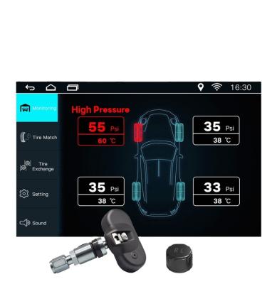 China Android TPMS For Car Radio DVD Player Tire Pressure Monitoring System Replacement Part Band Sensor USB TMPS Internal External Universal for sale