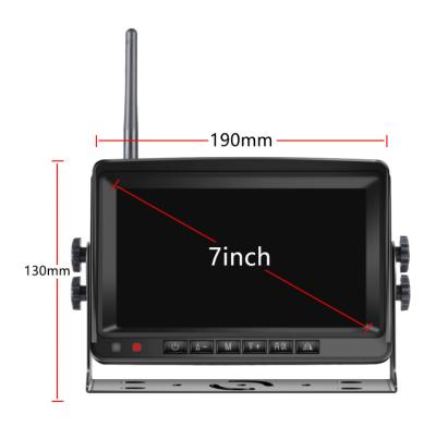 China HD Video Recording 2022 Update AHD Digital Radio DVR Backup Camera Kit and 4CH 9 Inch AHD Monitor for sale