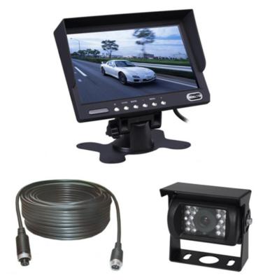 China Best Selling 7 Inch RGB TFT LCD Car Reverse View Monitor Rear With 2 AV Port Color Car Monitor for sale