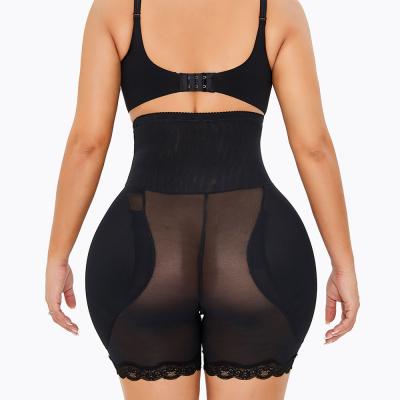 China Antibacterial Seamless Tight Butt Lift With Lace Pants Soft Abdominal Muscle Repair Shorts For Workout for sale