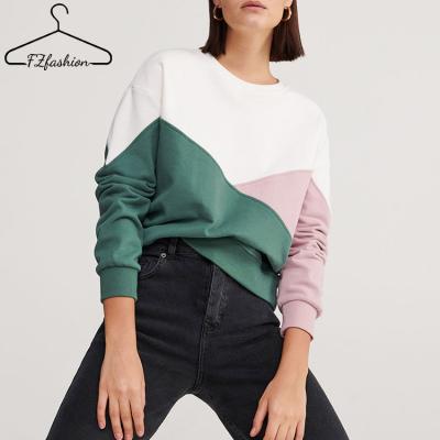 China Best Quality Breathable Polyester Color Block Hoodies for sale