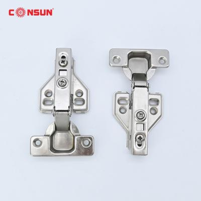 China Morden 2021 Clip On Hinge One Way Hinge Full Soft Closing Half Lap Insert Hydraulic Hinge for sale