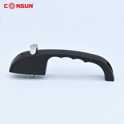 China 2021 New Design Hot Selling Modern Handles Aluminum Window Door Handle Push Button Lock for sale