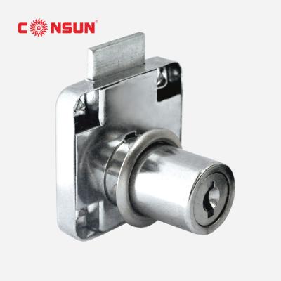 China CONSUN Modern Wholesales Furniture Hardware Cam Steel Drawer Lock Furniture Locks for sale