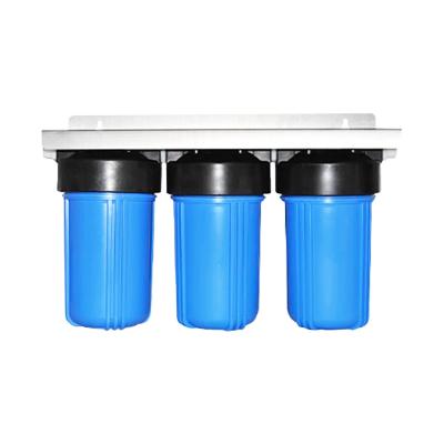 China Hotel Manufacturer [JW-3LP-10D] Plastic 3-StageTriple Stage Water Purifier Filter Housing For 10