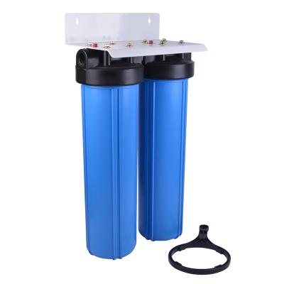 China Hotel Manufacturer [JW-2LP-20D] Triple Stage Plastic Water Filter Housing For 20