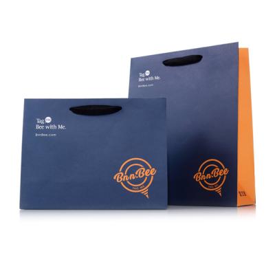 China ECO Environmental Friendly Wholesale Eco Friendly Printed Paper Bag With Ribbon Paper Bag Custom Printing Logo for sale