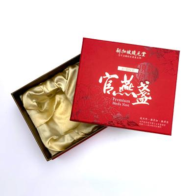 China ECO Friendly Environmentally Merchandise Recycled Cardboard Rigid Wholesale Top And Base Box Packaging Custom Gift Box For Bird's Nest for sale