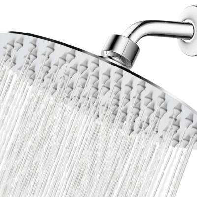 China Without Diverter Round High Pressure Bathroom Rain Shower Head 304 Stainless Steel Large Shower Head for sale