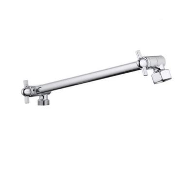 China Without Switch Stainless Steel Brushed Finish Wall Mounted Adjustable Shower Arm Extension Arm Bathroom Accessories for sale