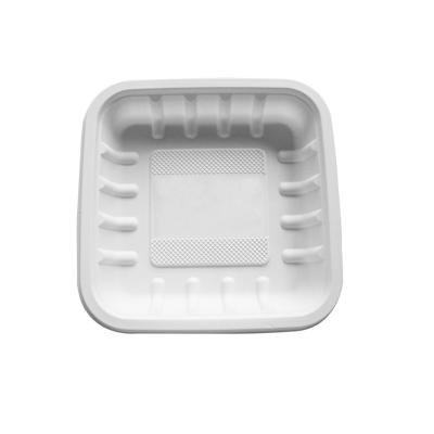 China Biodegradable Sustainable  Design Cornstarch Bowl Takeaway Food Box Plate for sale