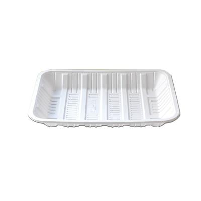 Κίνα Biodegradable Corn Starch Disposable Food Trays Using For Restaurant Take Away προς πώληση