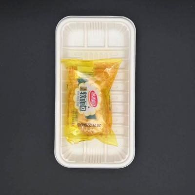 Κίνα Bioplastic Disposable Food Tray Small Meat and Fruit Plates For Supermarket προς πώληση