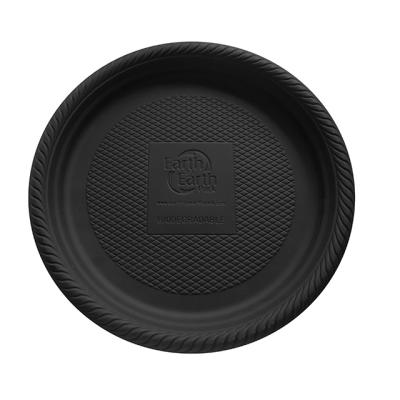 China 6 Inch Bio-Degradable Round Plastic Plate for Supermarket And Restaurant Packing for sale