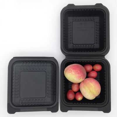 China 100% biodegradable compostable large bioplastic disposable plate packing box zu verkaufen