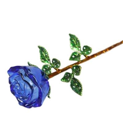 China Hot China Amazon Manufacture Plated Real Fresh Preserved Rose Gold Rose For Valentines Day Gift Women Mother for sale