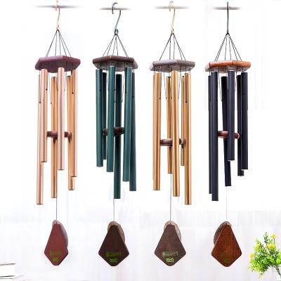 China Factory price garden decoration wholesale selling wooden wind chimes memorial outdoor and indoor decoration for sale